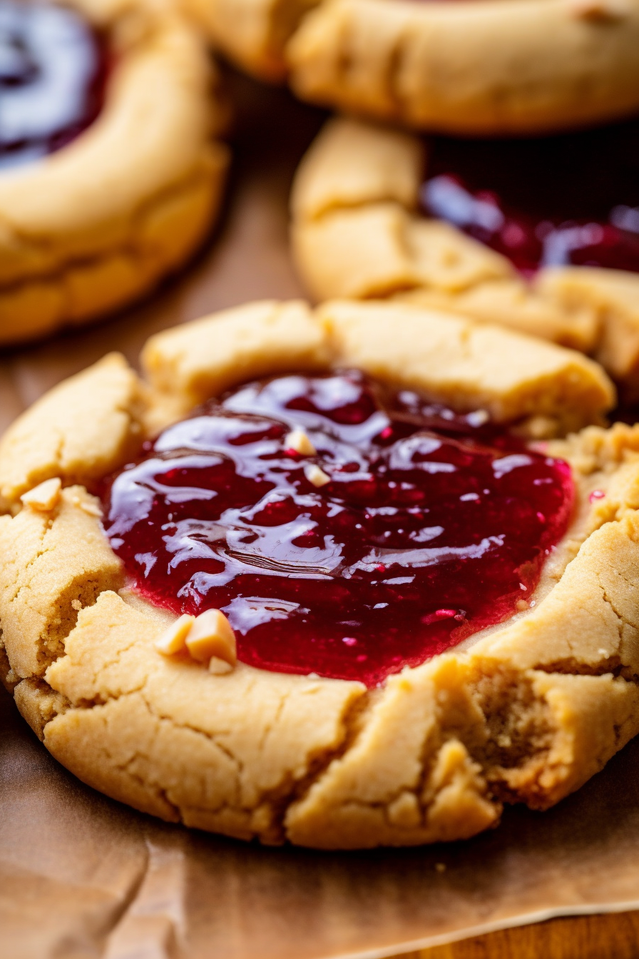 Peanut Butter and Jelly Cookies