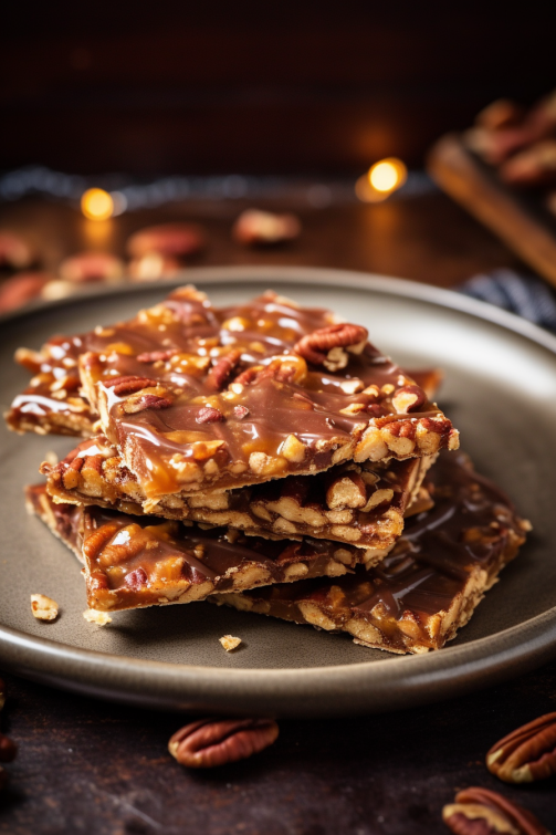 Pecan Pie Bark - That Oven Feelin