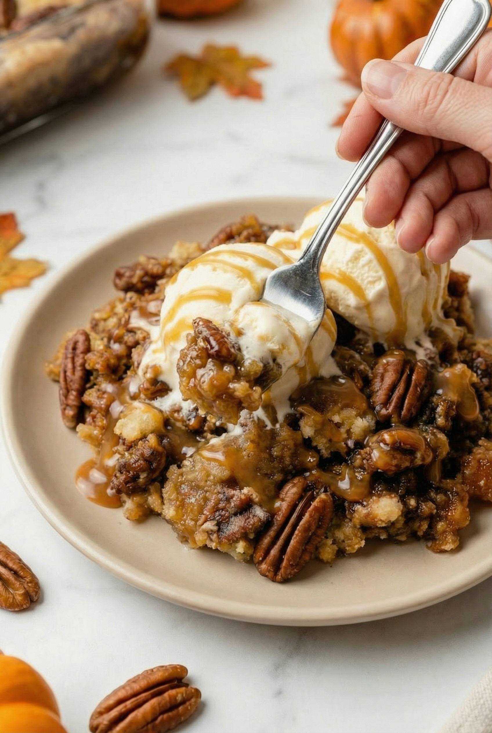 Easy Pumpkin Pie Dump Cake