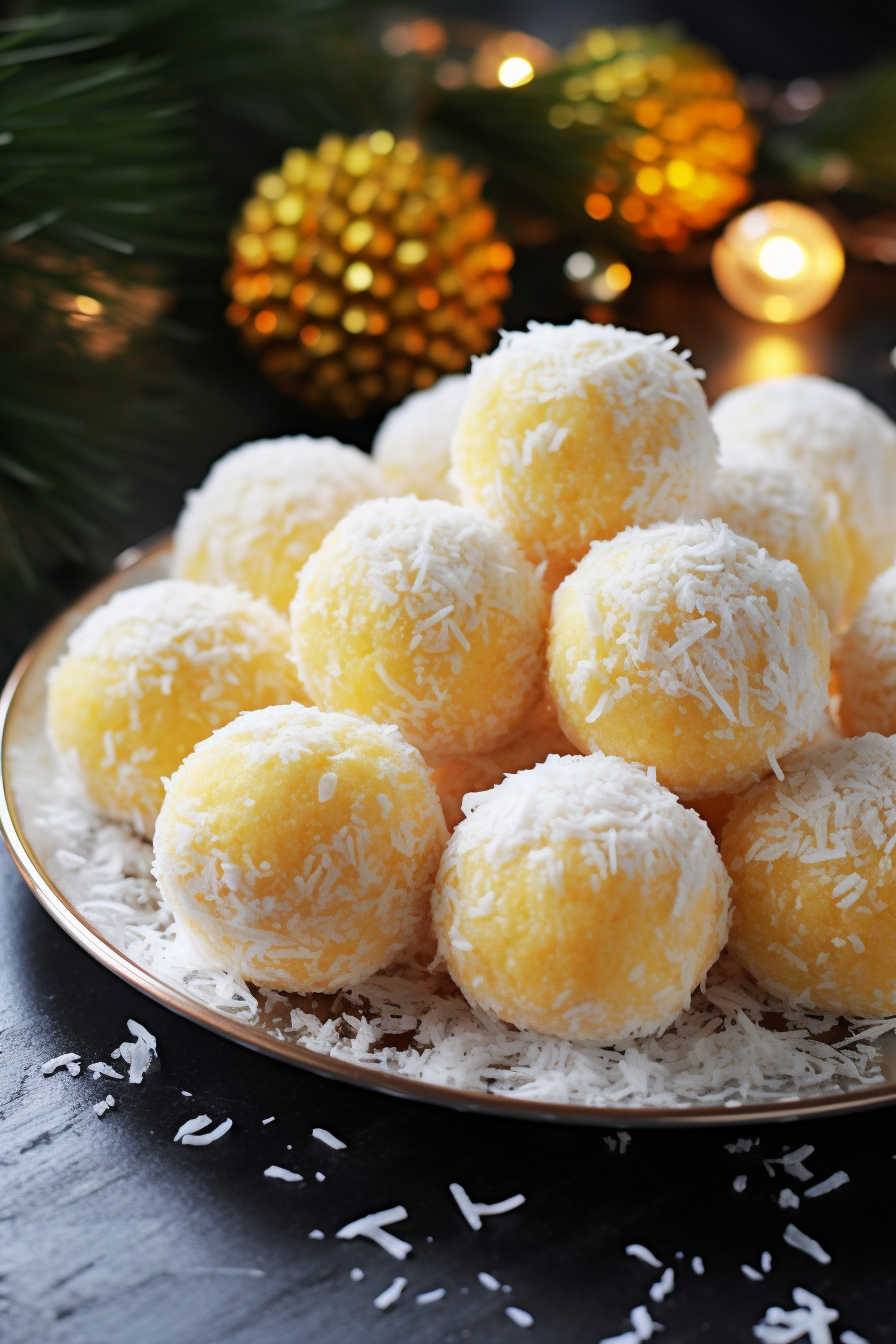 Pineapple Christmas Balls - That Oven Feelin