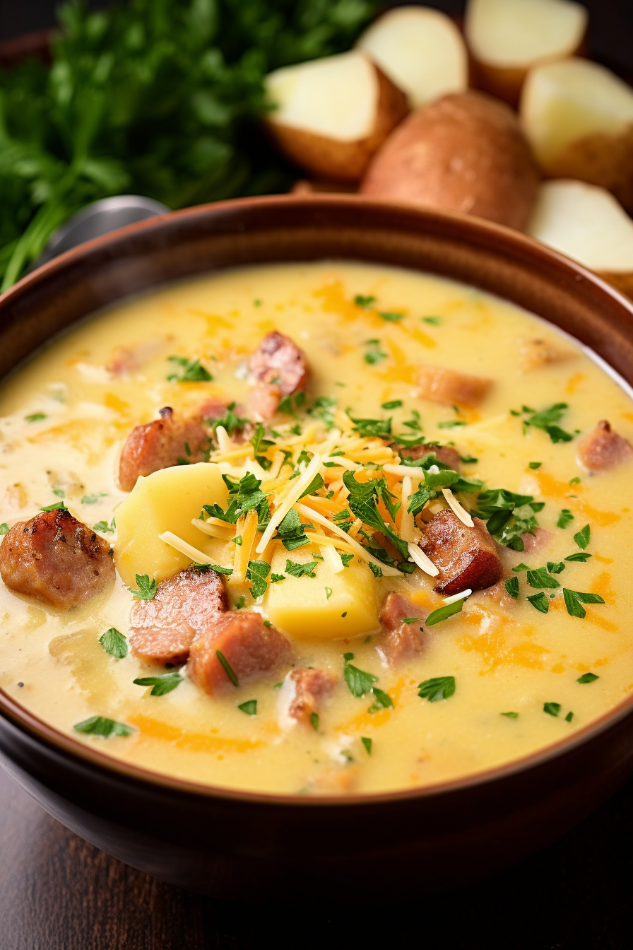 Potato Kielbasa Soup - That Oven Feelin