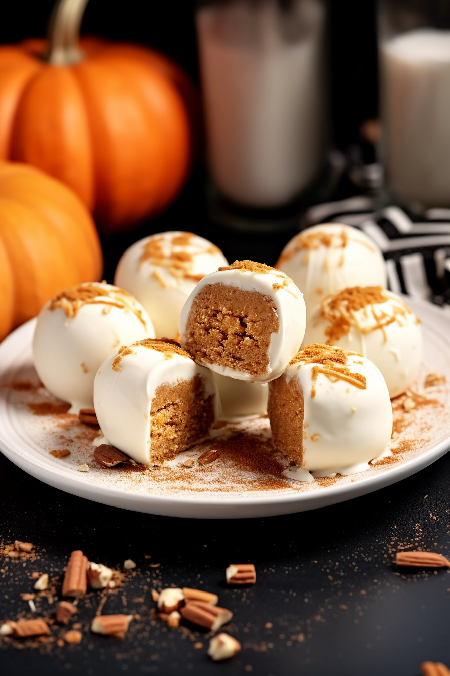 Pumpkin Spice Cheesecake Bites