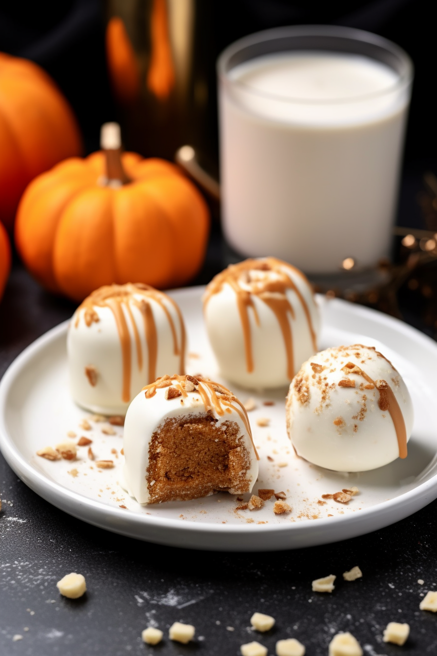 Pumpkin Spice Cheesecake Bites