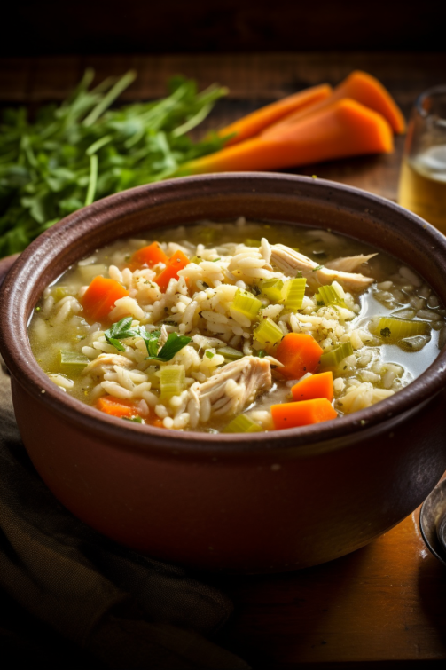 Ranch Chicken and Rice Soup - That Oven Feelin