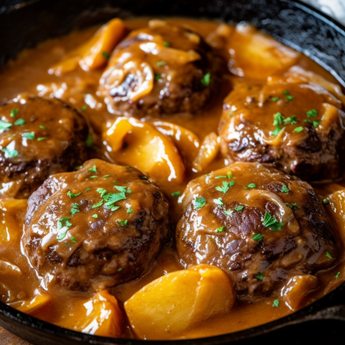 Salisbury Steak and Potato Skillet