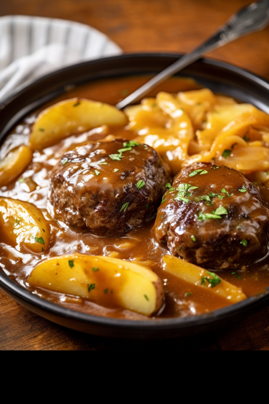 Salisbury Steak and Potato Skillet