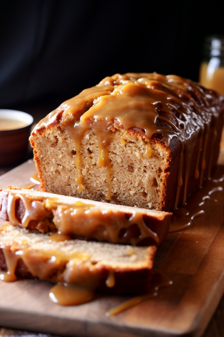 Salted Caramel Banana Bread