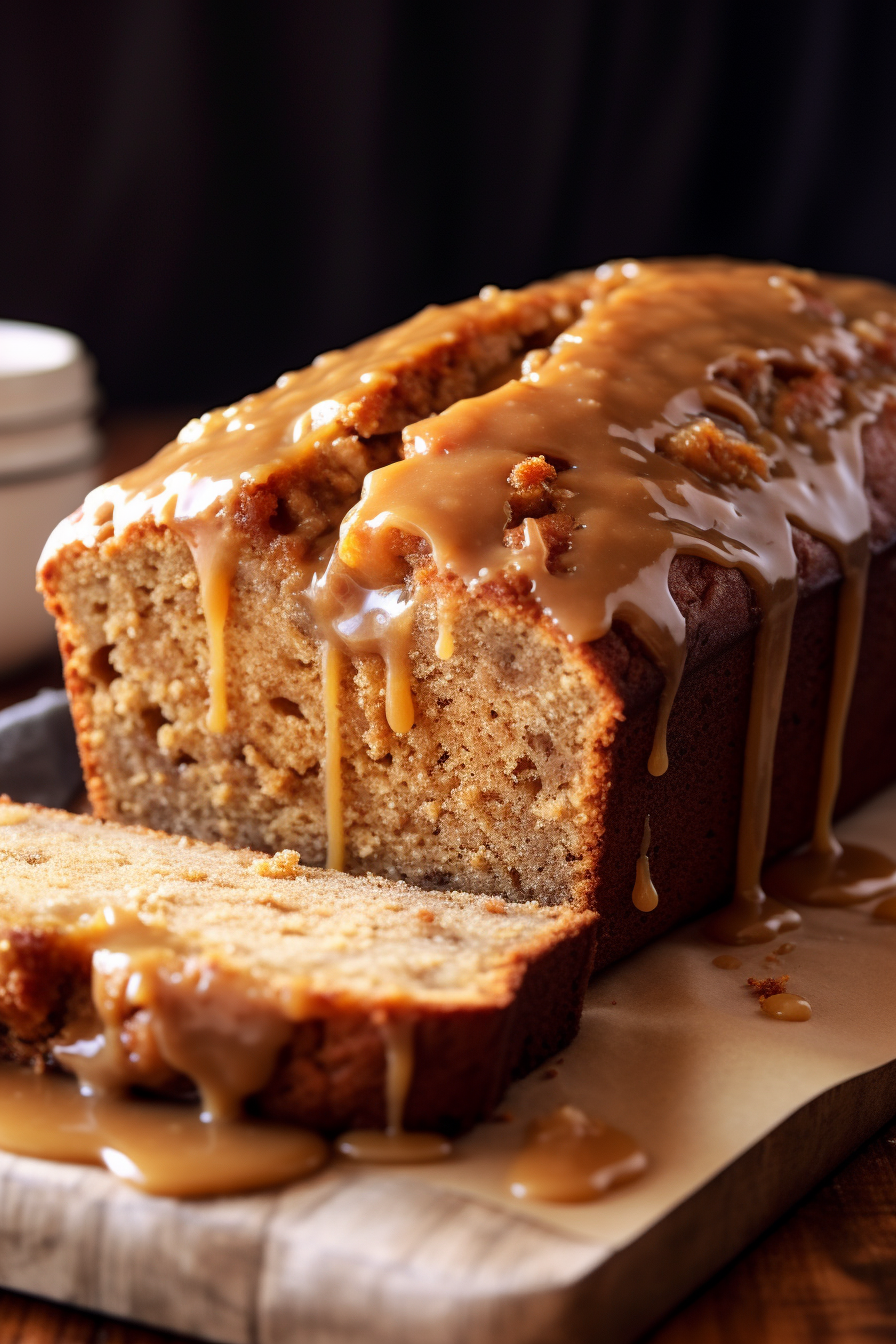 Salted Caramel Banana Bread