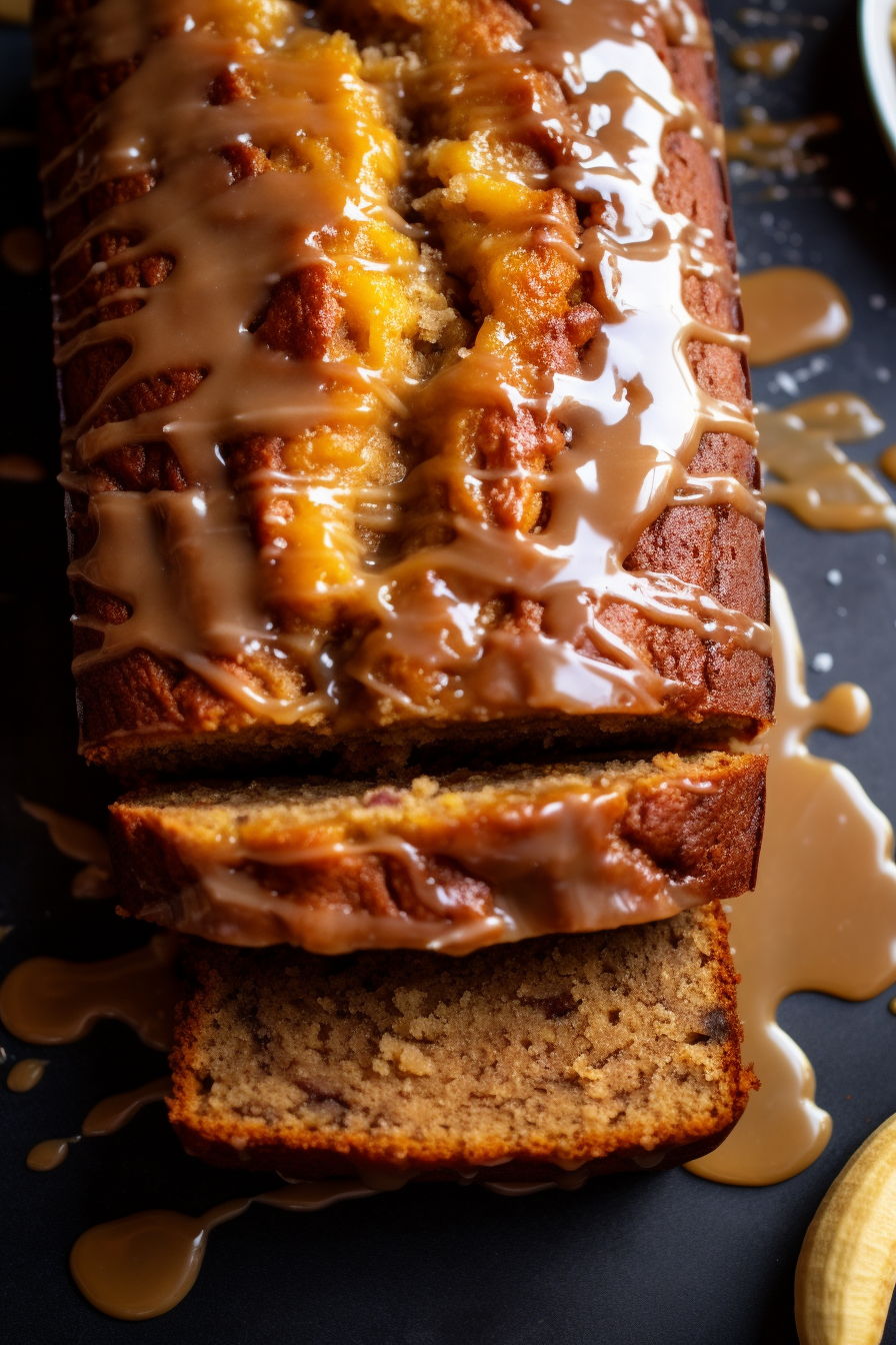 Salted Caramel Banana Bread