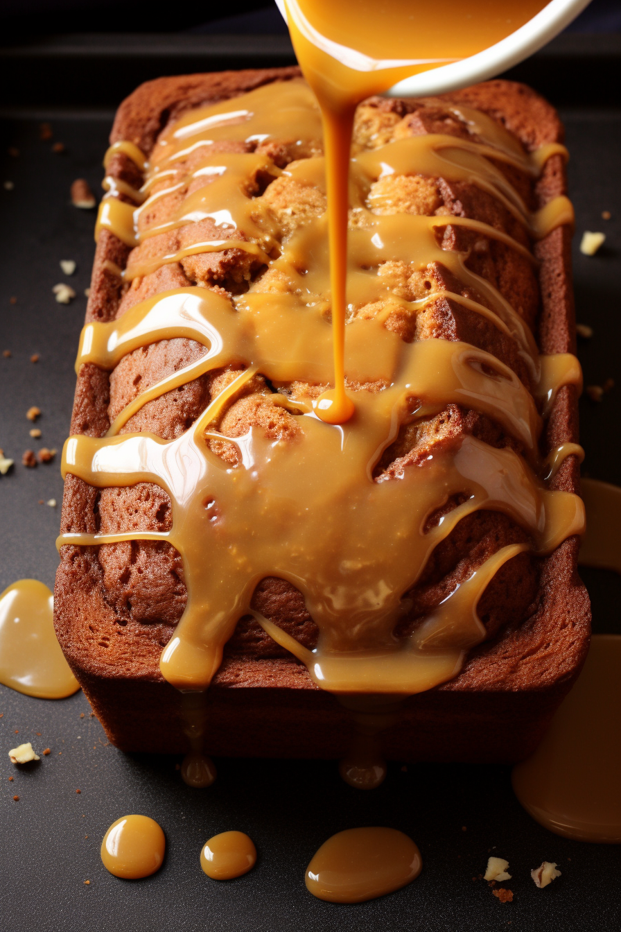 Salted Caramel Banana Bread