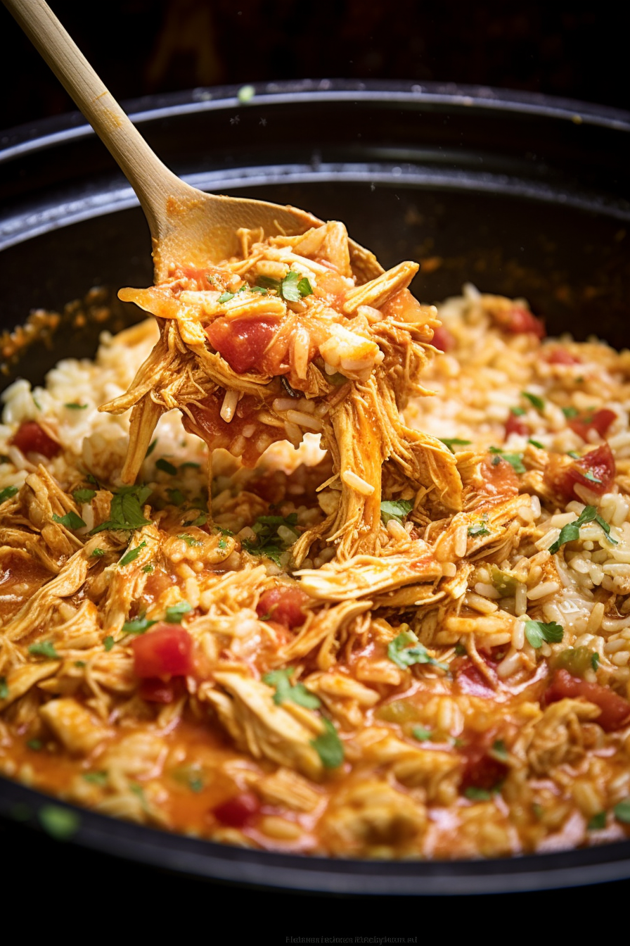 Slow Cooker Taco Chicken & Rice