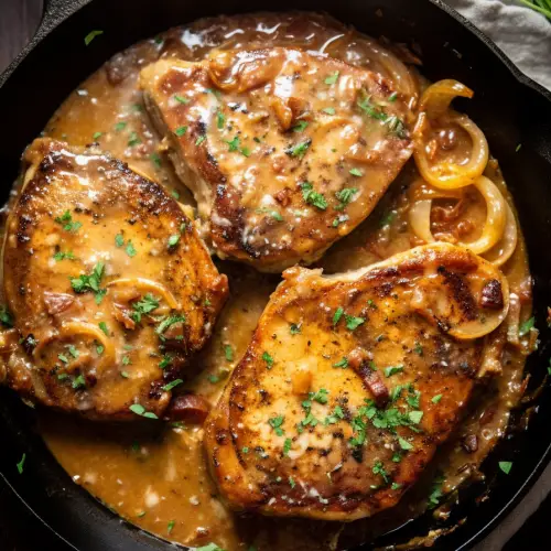 Smothered Pork Chops - That Oven Feelin