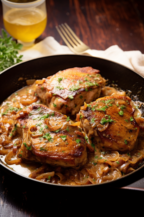 Smothered Pork Chops - That Oven Feelin