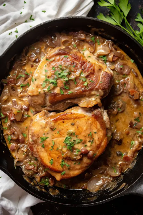 Smothered Pork Chops - That Oven Feelin
