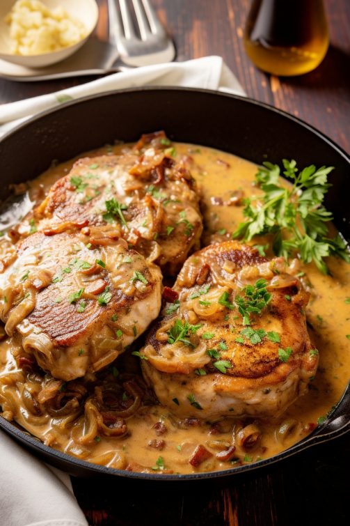 Smothered Pork Chops - That Oven Feelin