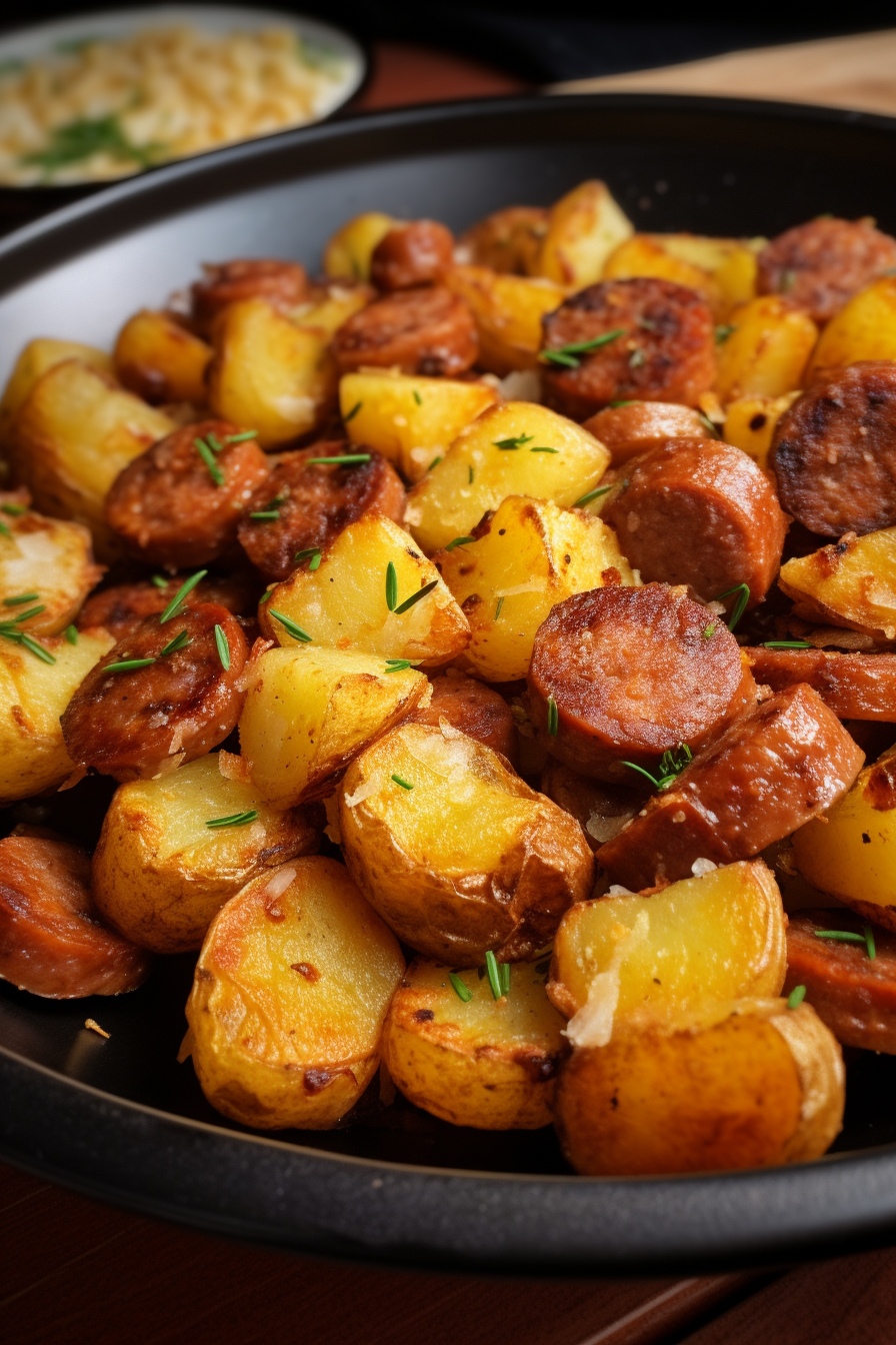 Southern Fried Potatoes & Sausage