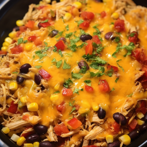 Southwest Crock pot Chicken and Rice