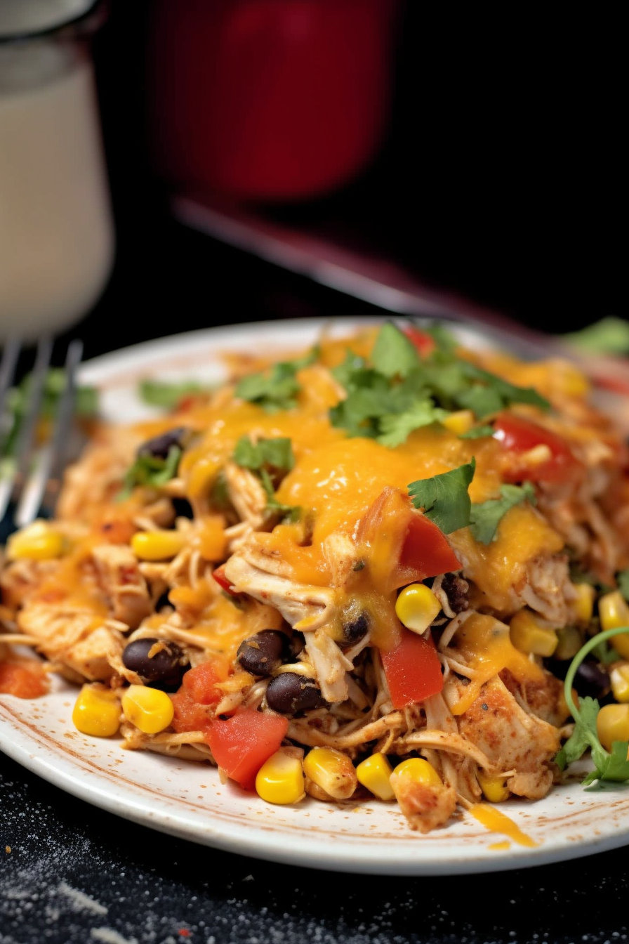 Southwest Crock pot Chicken and Rice