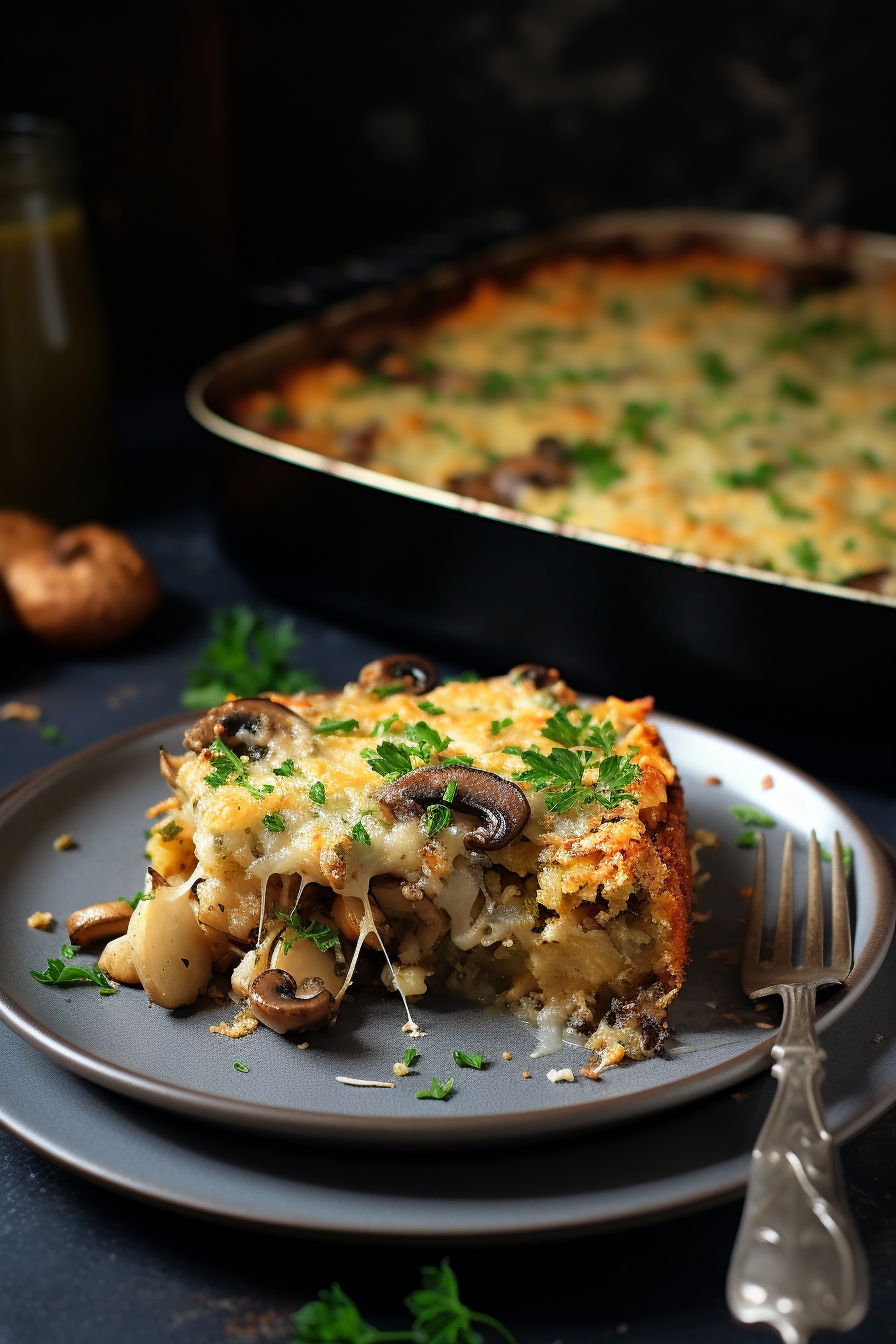 Stuffed Mushroom Casserole