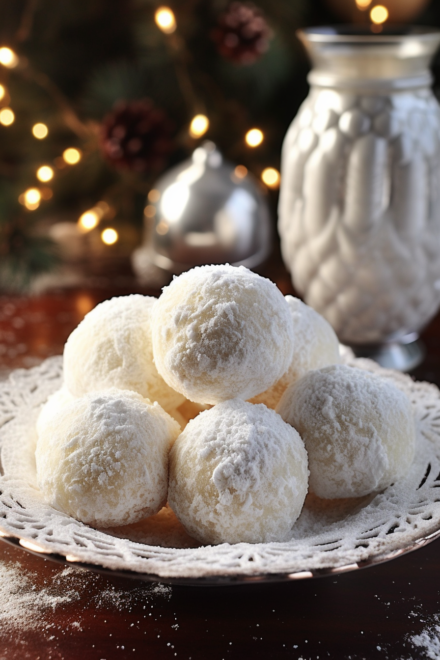 Sweetened Condensed Milk Snowballs