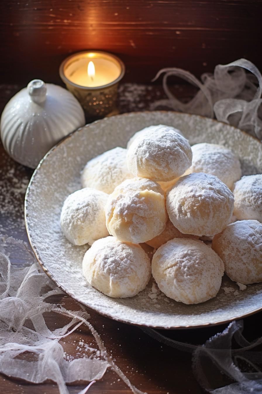 Sweetened Condensed Milk Snowballs