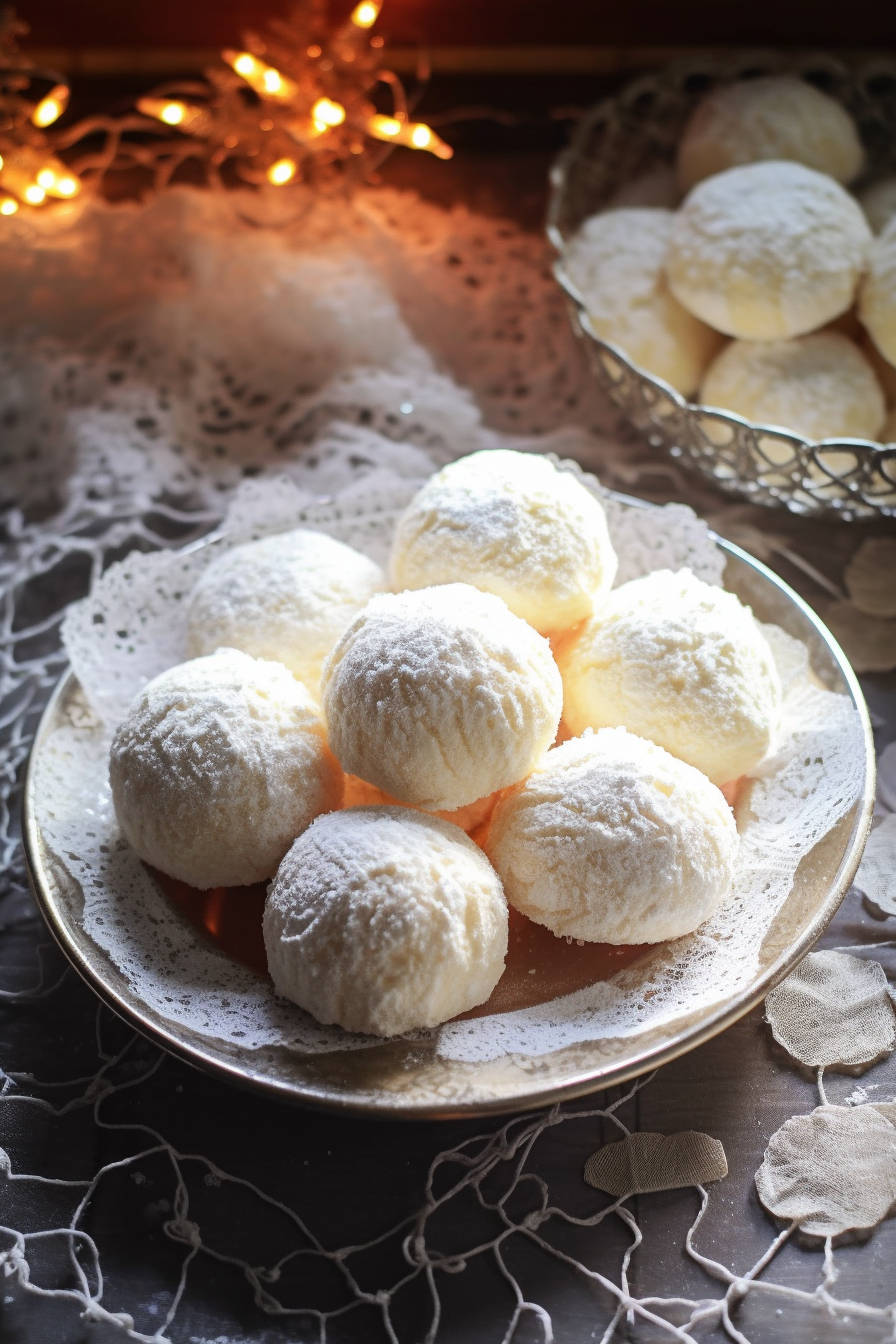 Sweetened Condensed Milk Snowballs