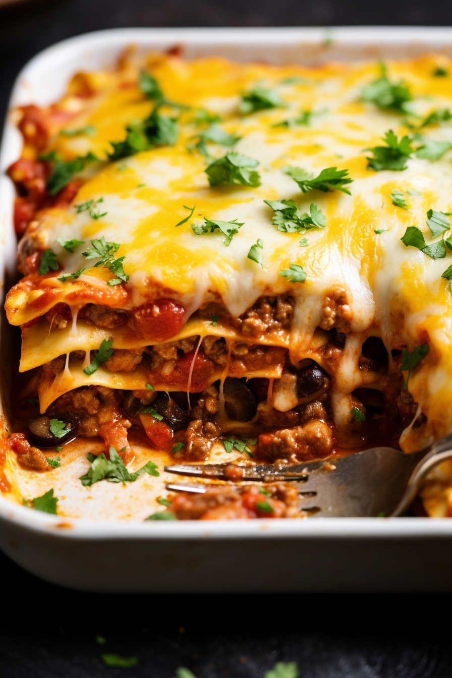 Taco Lasagna - That Oven Feelin