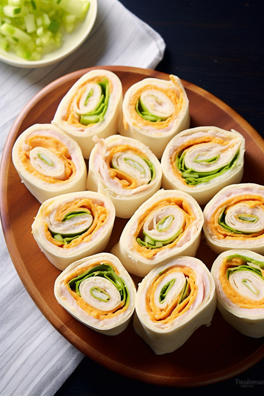 Turkey Cheddar Lunch Roll Ups