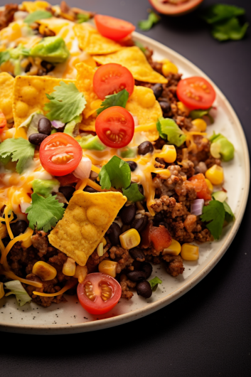 Walking Taco Casserole - That Oven Feelin