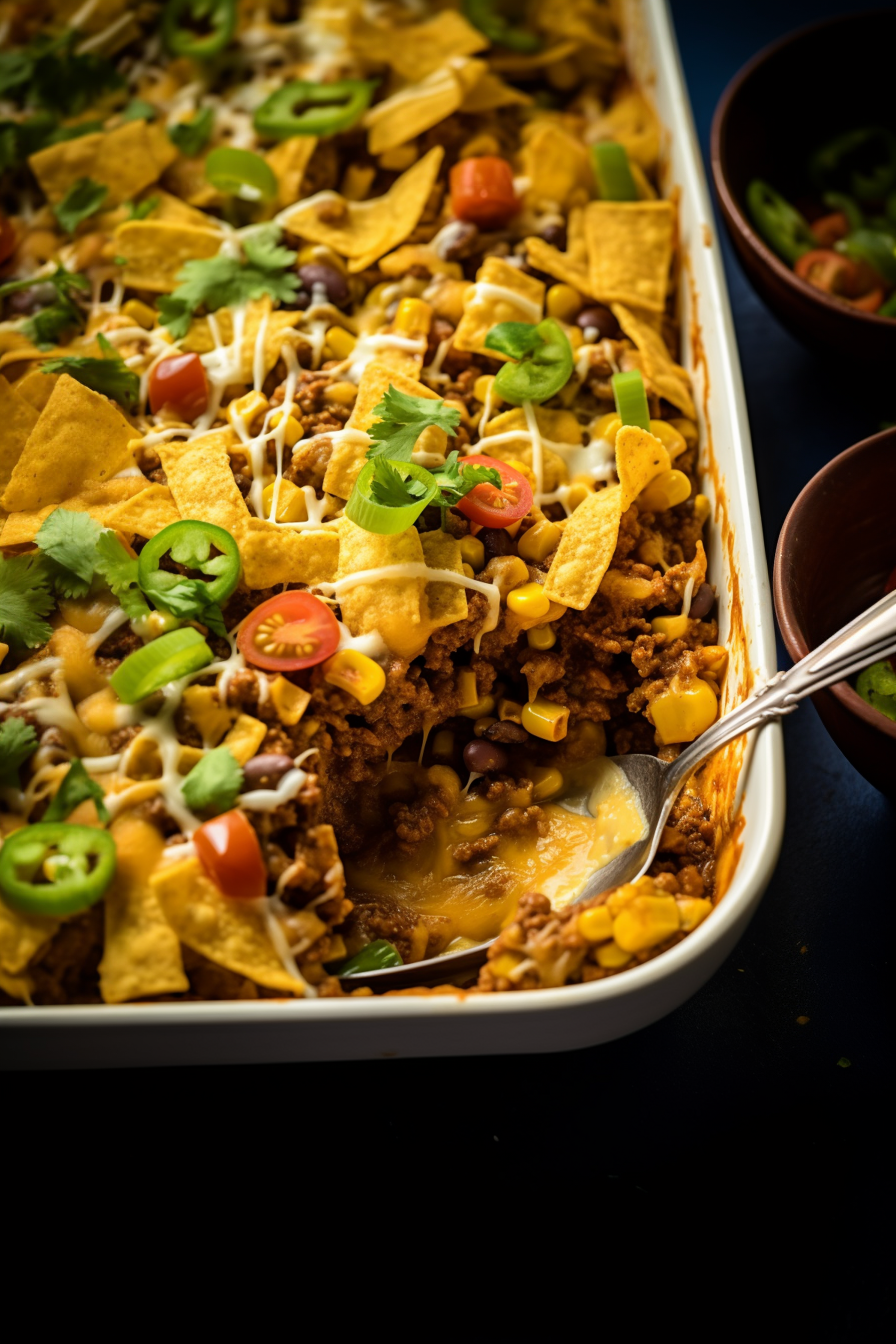 Walking Taco Casserole