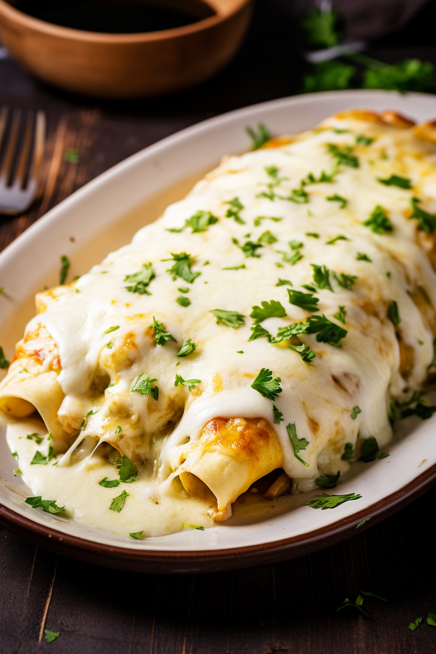 White Chicken Enchiladas