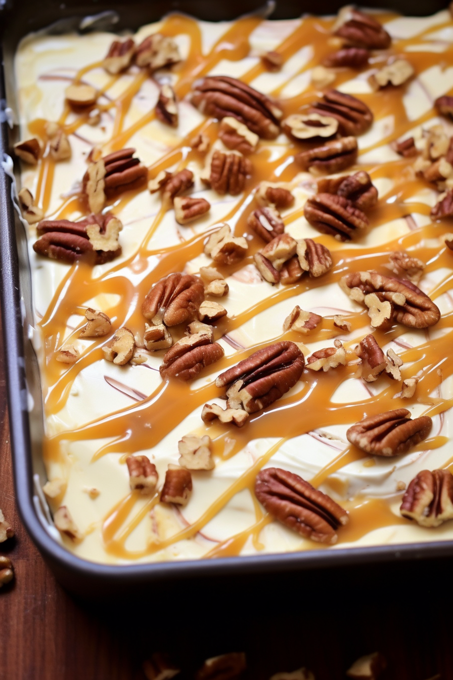 White Chocolate Caramel Pecan Fudge