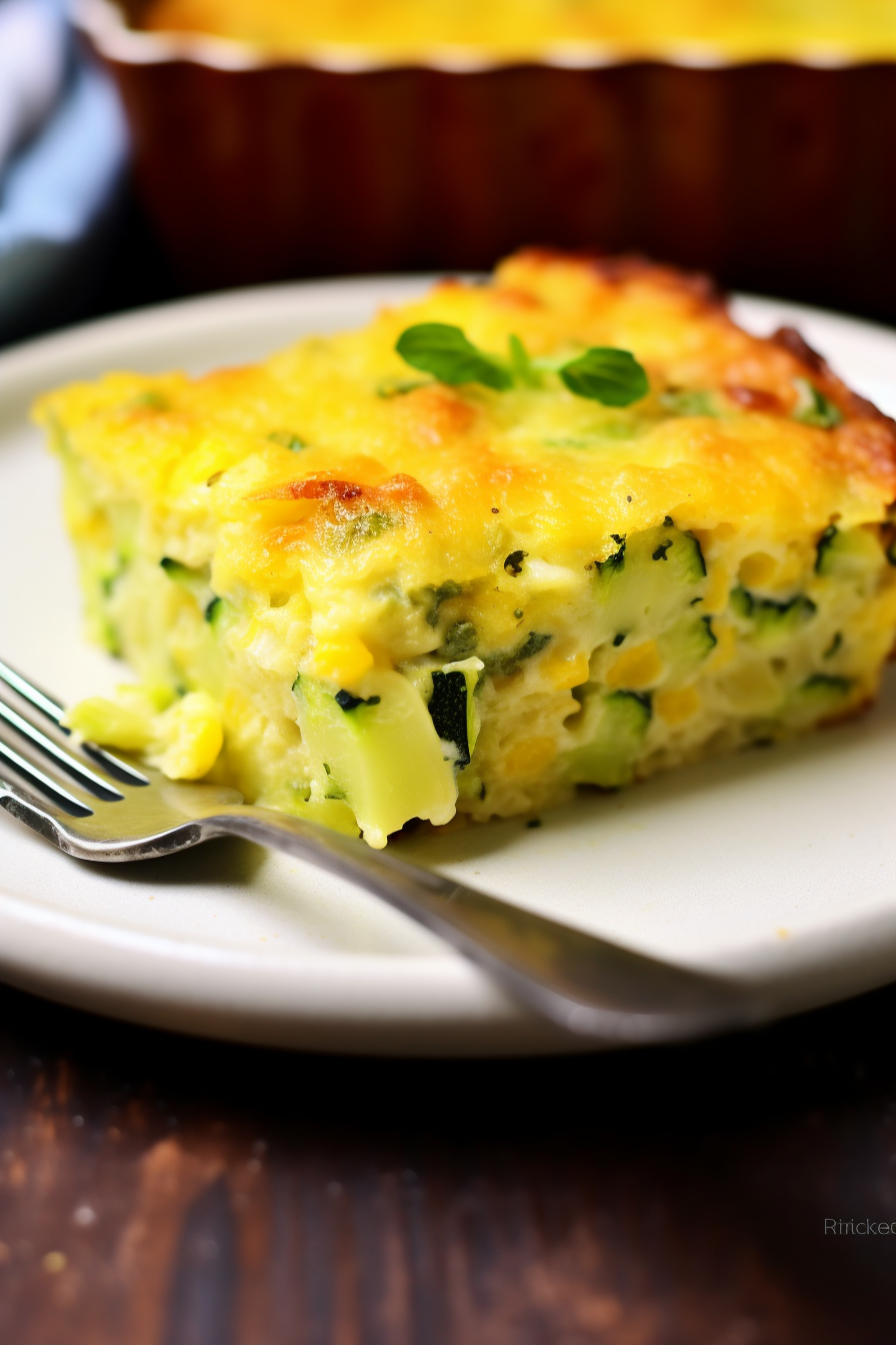 Zucchini Cornbread Casserole