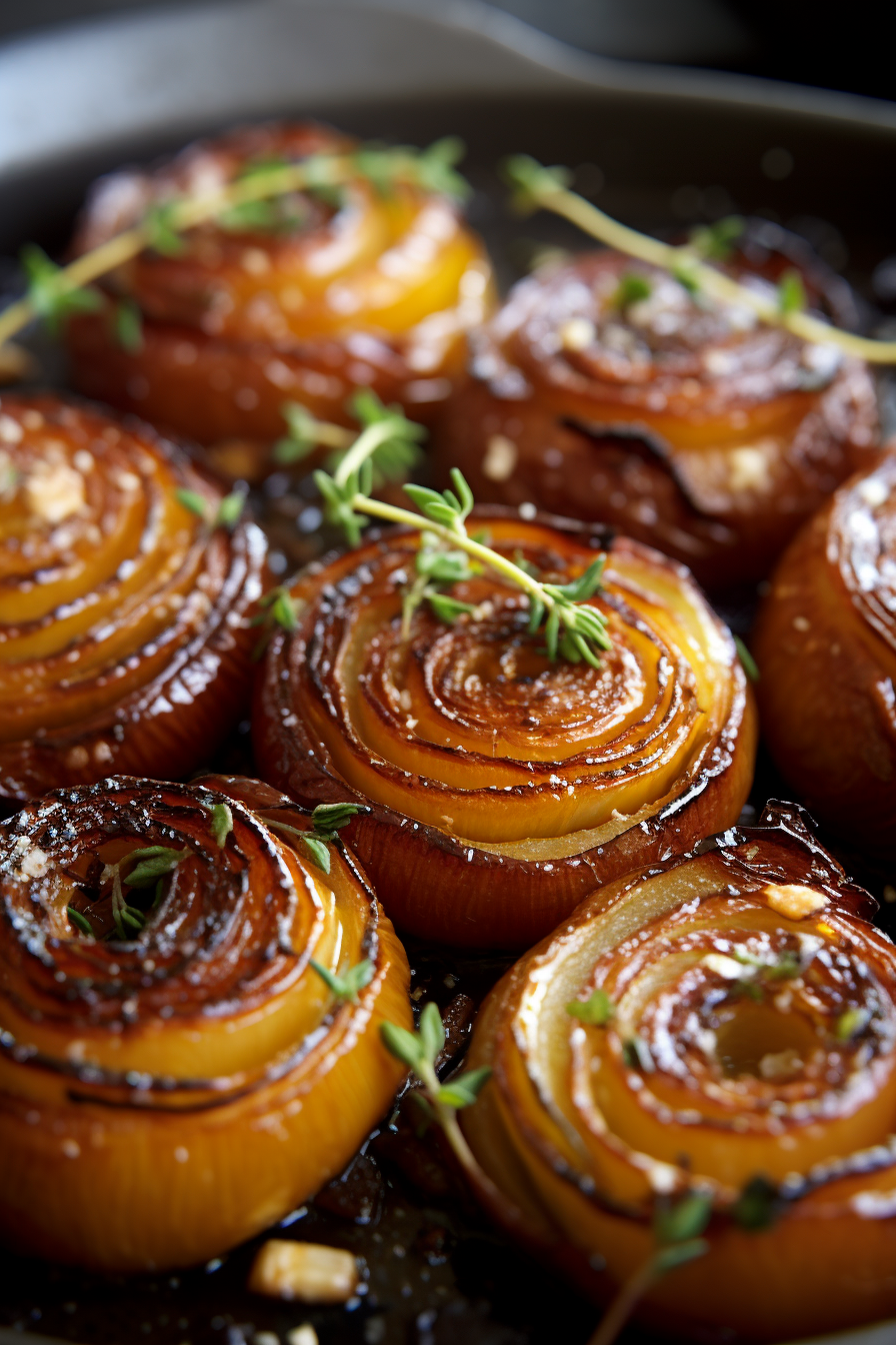 Balsamic Roasted Onions - That Oven Feelin