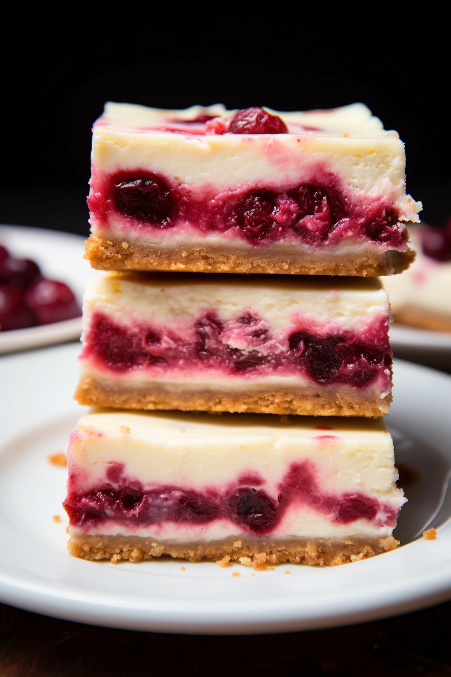 Cranberry Cheesecake Bars - That Oven Feelin