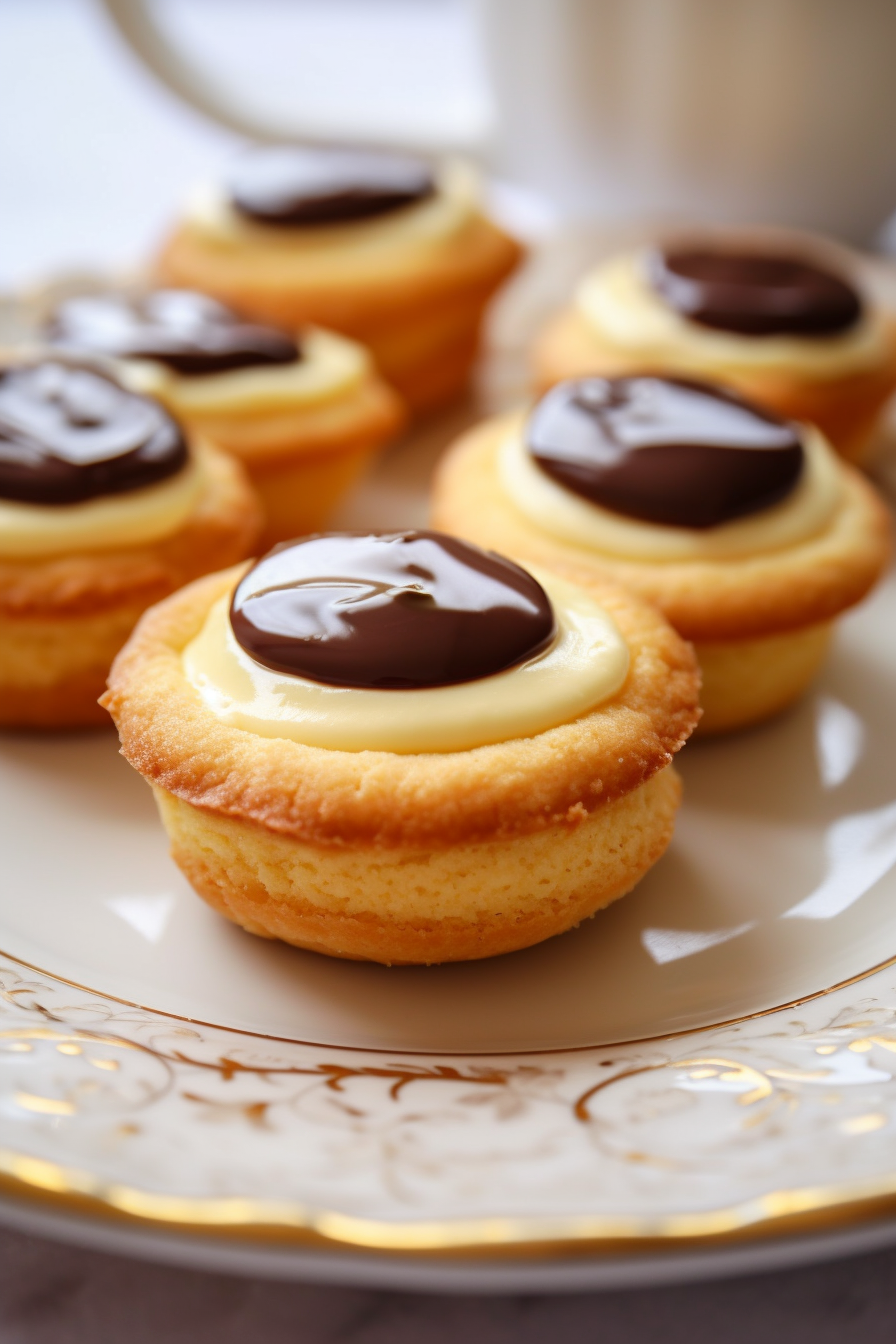 Easy Boston Cream Pie Cookie Bites