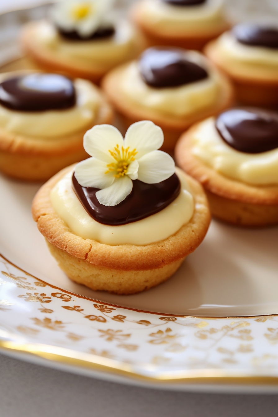 Easy Boston Cream Pie Cookie Bites