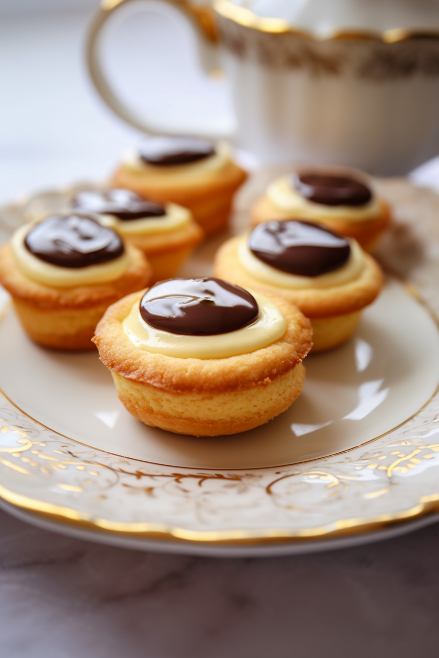 Easy Boston Cream Pie Cookie Bites