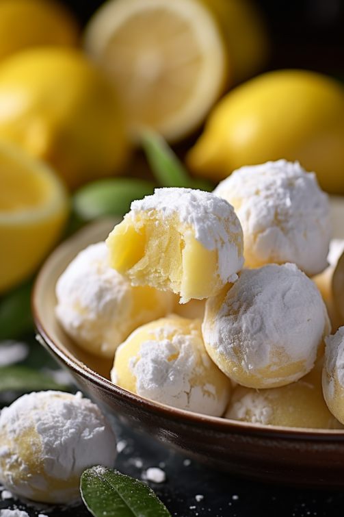 Lemon White Chocolate Truffles That Oven Feelin