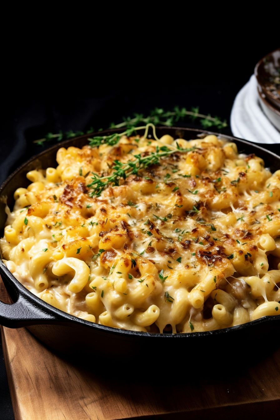 French Onion Mac & Cheese