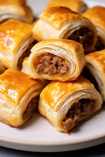 French onion sausage roll - That Oven Feelin