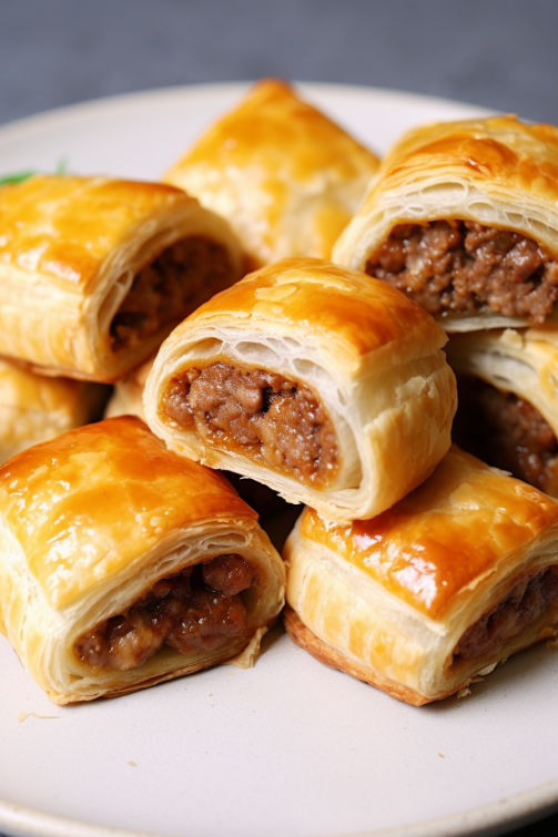 French onion sausage roll That Oven Feelin