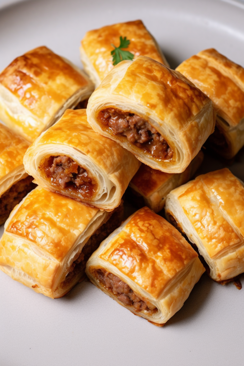 French onion sausage roll That Oven Feelin