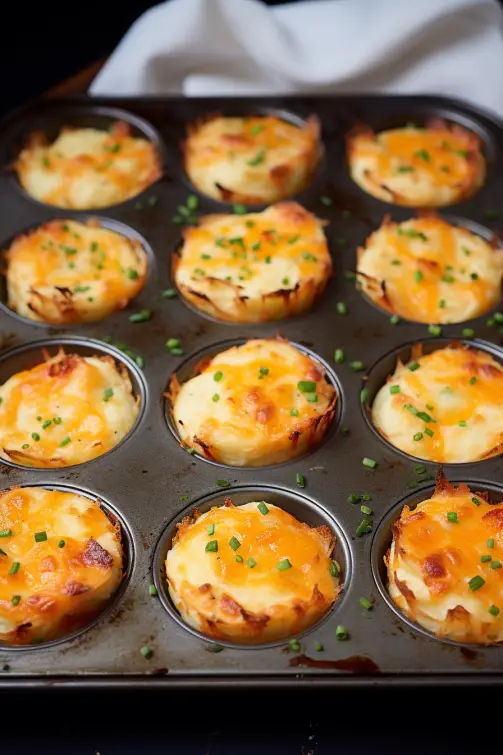 Loaded Mashed Potato Puffs - That Oven Feelin