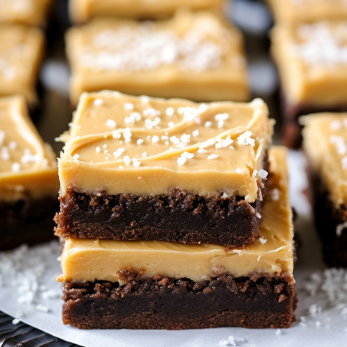 Salted Caramel Chocolate Sugar Cookie Bars