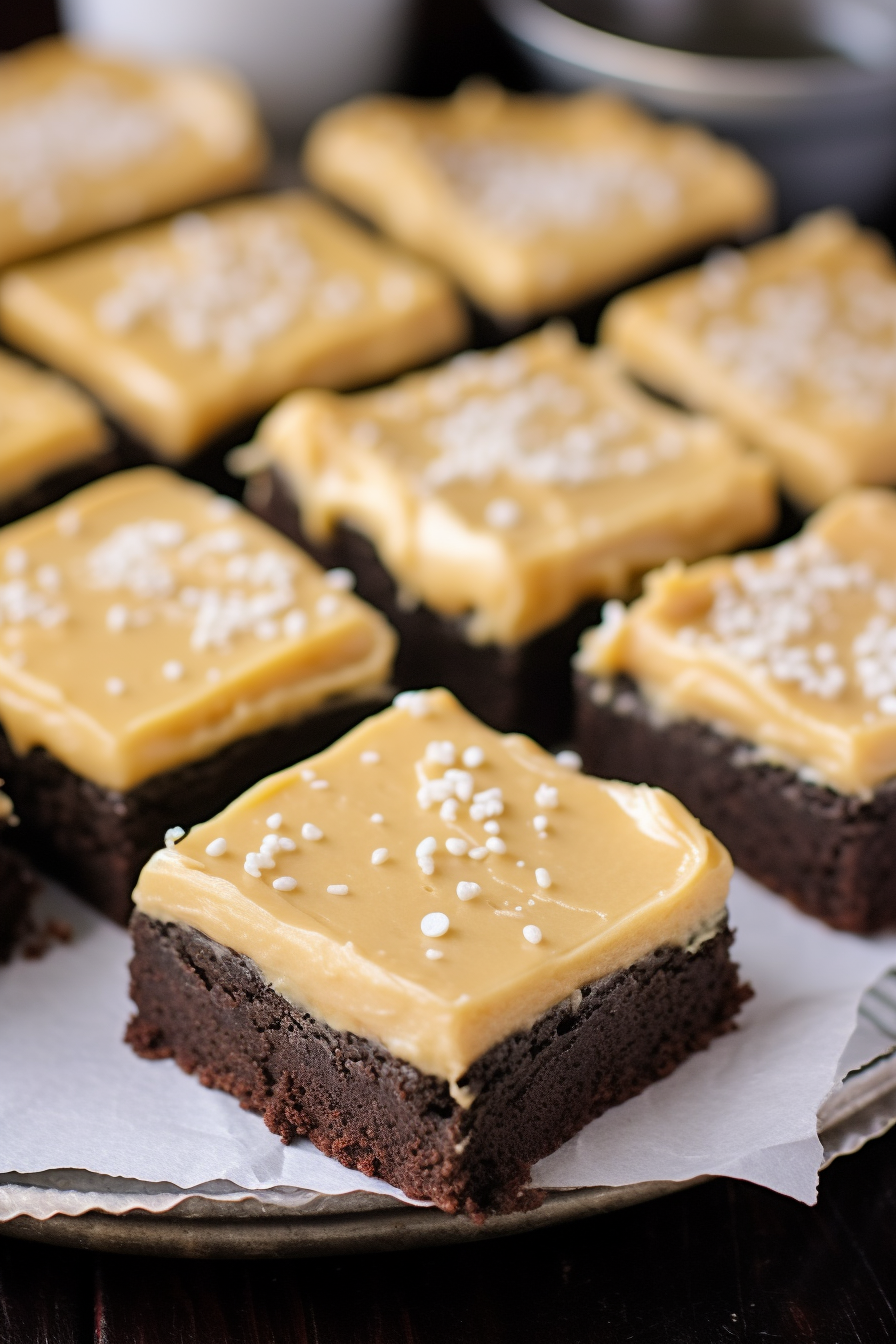 Salted Caramel Chocolate Sugar Cookie Bars