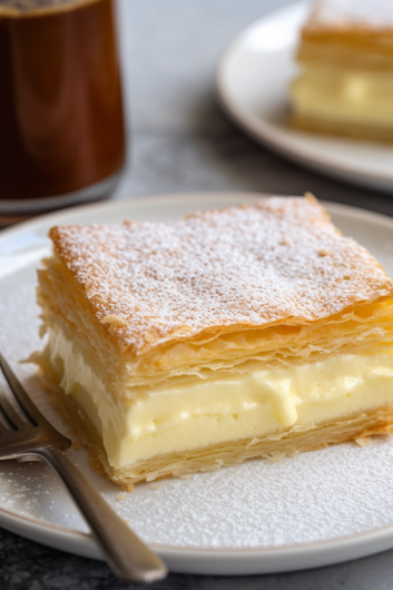 Classic Vanilla Slice - That Oven Feelin