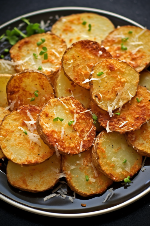 Crispy Parmesan Potatoes - That Oven Feelin