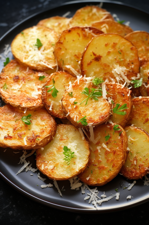 Crispy Parmesan Potatoes - That Oven Feelin