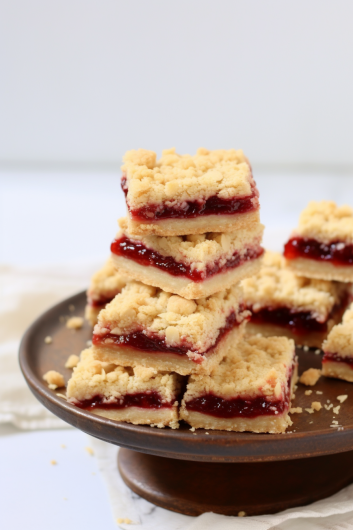 Jam Shortbread Bars - That Oven Feelin